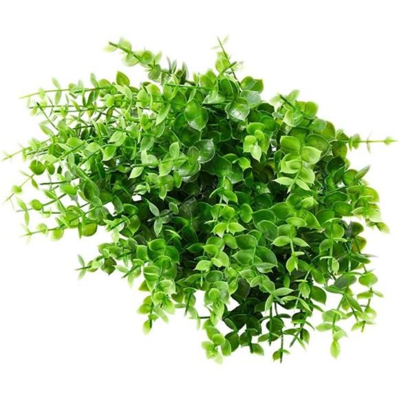 24 Bundles Outdoor Artificial Boxwood UV Resistant Fake Stems Plants Faux Plant - Picture 3 of 7